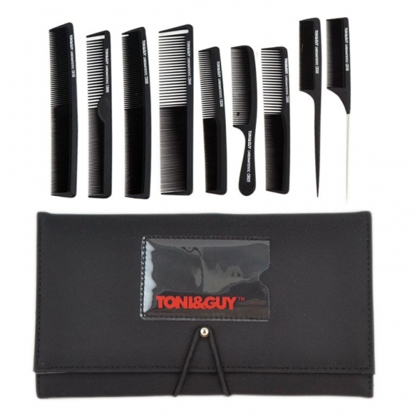 Набор карбоновых расчесок Toni & Guy (9 шт.)