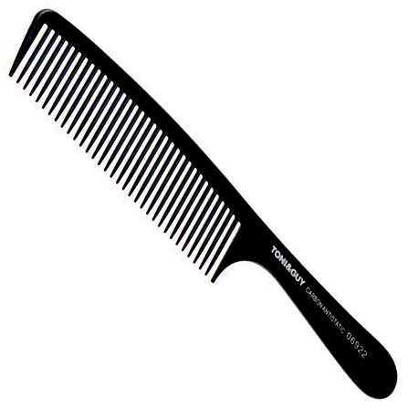 Расческа с ручкой TONI&GUY (черная) 810