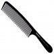 Расческа с ручкой TONI&GUY (черная) 810