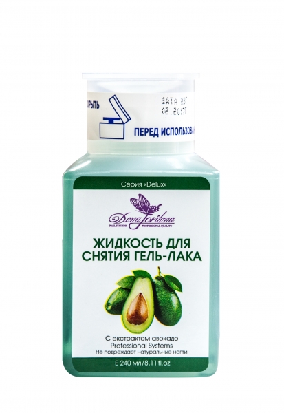 Dona Jerdona Жидкость для снятия гель-лака с помпой (240мл) 