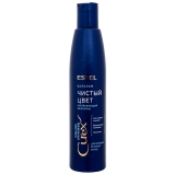 Бальзам Estel Curex Color Intense - Чистый цвет. Нейтрализация желтизны для холодных оттенков блонд. 250 мл
